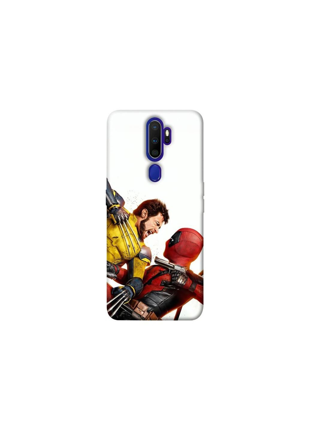 Чохол на Oppo A5 (2020) / Oppo A9 (2020) Deadpool and Wolverine Frontalka (353332588)