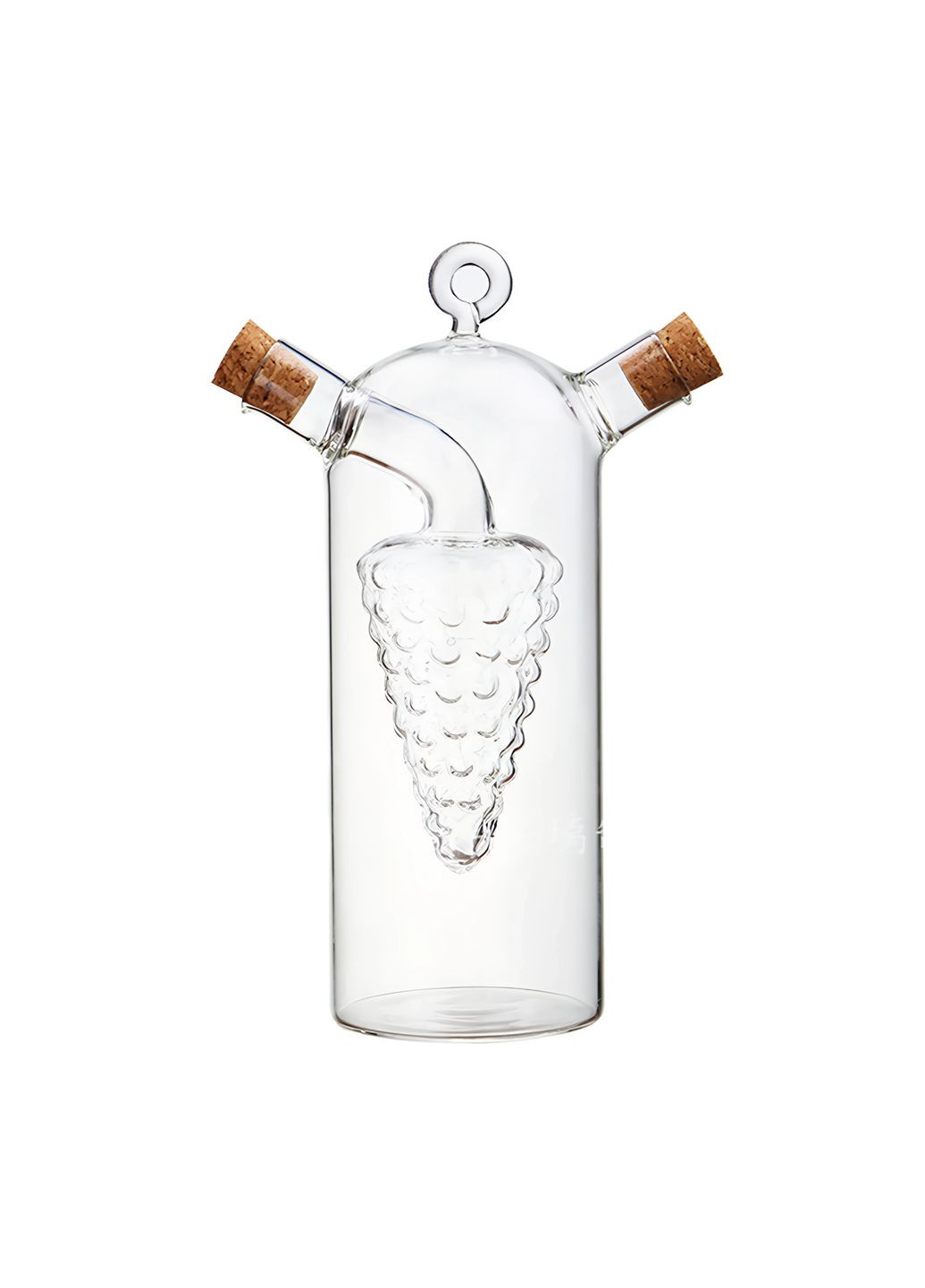 Пляшка для олії та оцту подвійна Grape 80/300 мл скляна Yiwu (341329547)