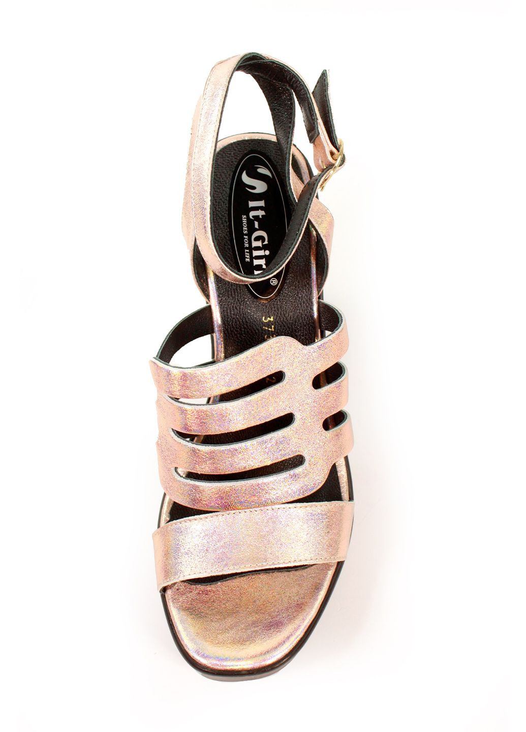 Пудровые женские босоножки It-Girl с ремешком