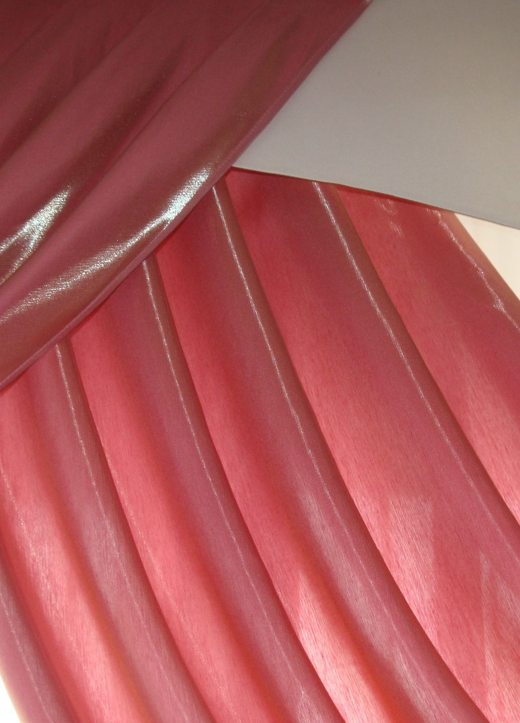 Жорсткий ламбрекен зі шторою Ексклюзив 2м35см молочний з рожевим (16_3ж) Firanka Simple (336386434)