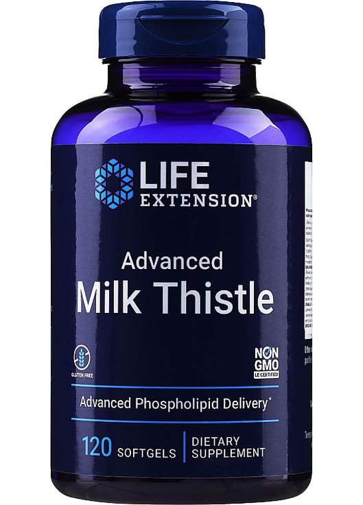 Пищевая добавка "Расторопша" Milk Thistle 120шт (874837-11247972) Life Extension (368656530)