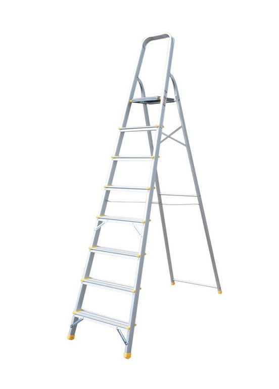 Драбина алюмінієва 8 ступенів, h=1720 мм (79-1108) Mastertool (340910682)