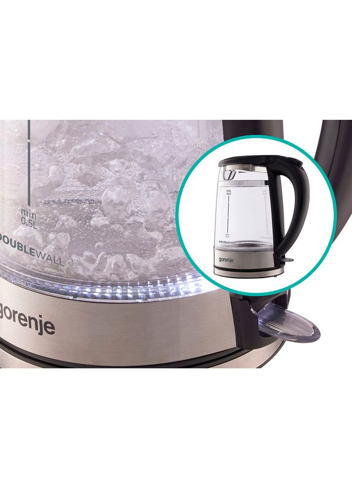 Электрочайник K17GDW (KEG5818GS) Gorenje (308791255)