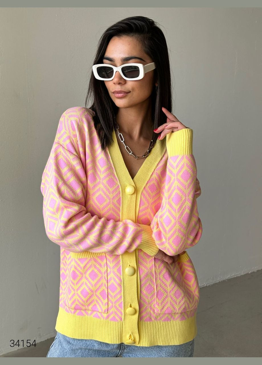 Кардиган із геометричним принтом Liton (303775592)