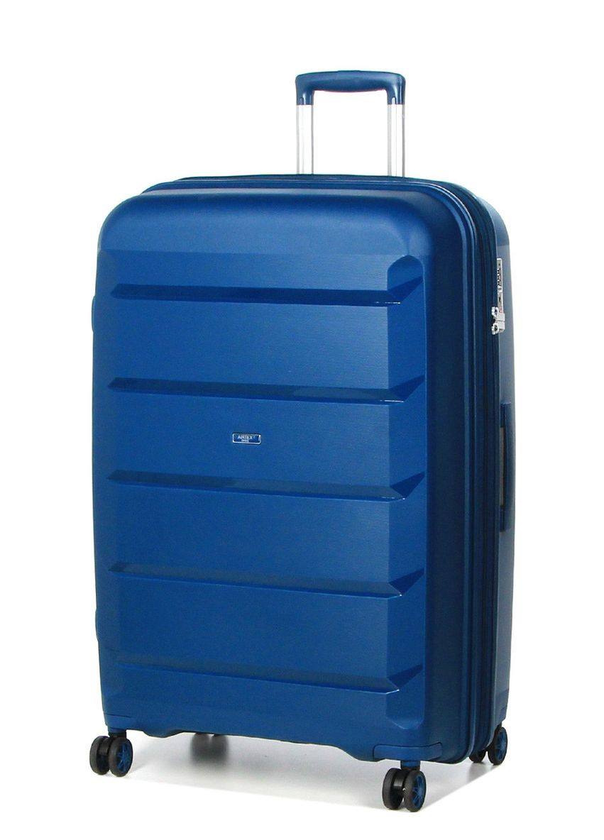 Валіза велика L поліпропілен синя 79х52х30(+5)см/119л/5кг AIRTEX (324801717)
