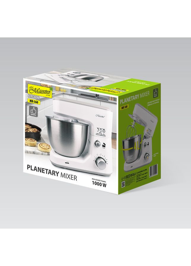 Миксер планетарный с чашей (тестомес) (MR-560) Maestro (328601074)
