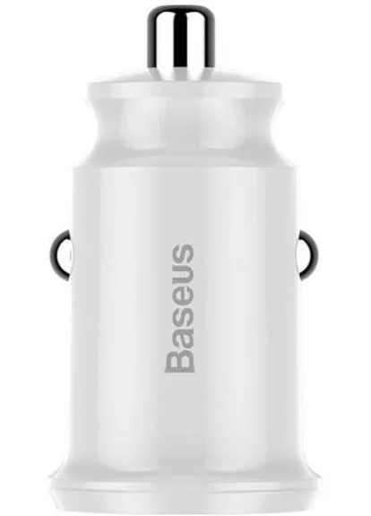 Автомобільний зарядний пристрій Small Rice Grain 3.1 White (CCALL-ML02) Baseus (402257666)