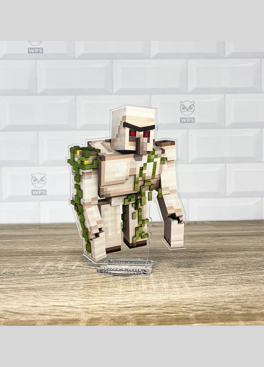 Акриловая коллекционная фигурка Minecraft Майнкрафт Железный Голем 15 см No Brand (339619260)