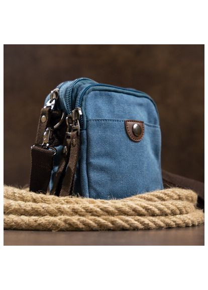 Сумка (20164) Vintage Текстильна Блакитна (364629088)