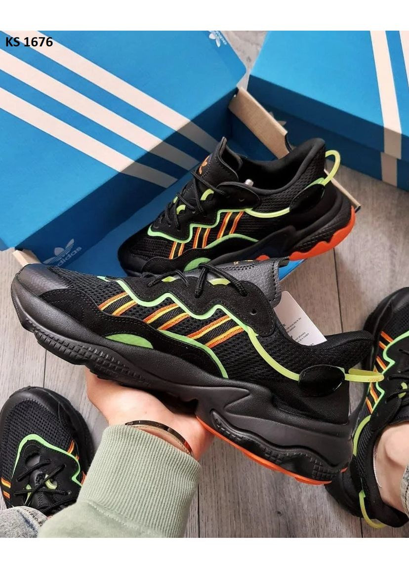 Цветные демисезонные кроссовки мужские adidas ozweego адидас озвиго No Brand