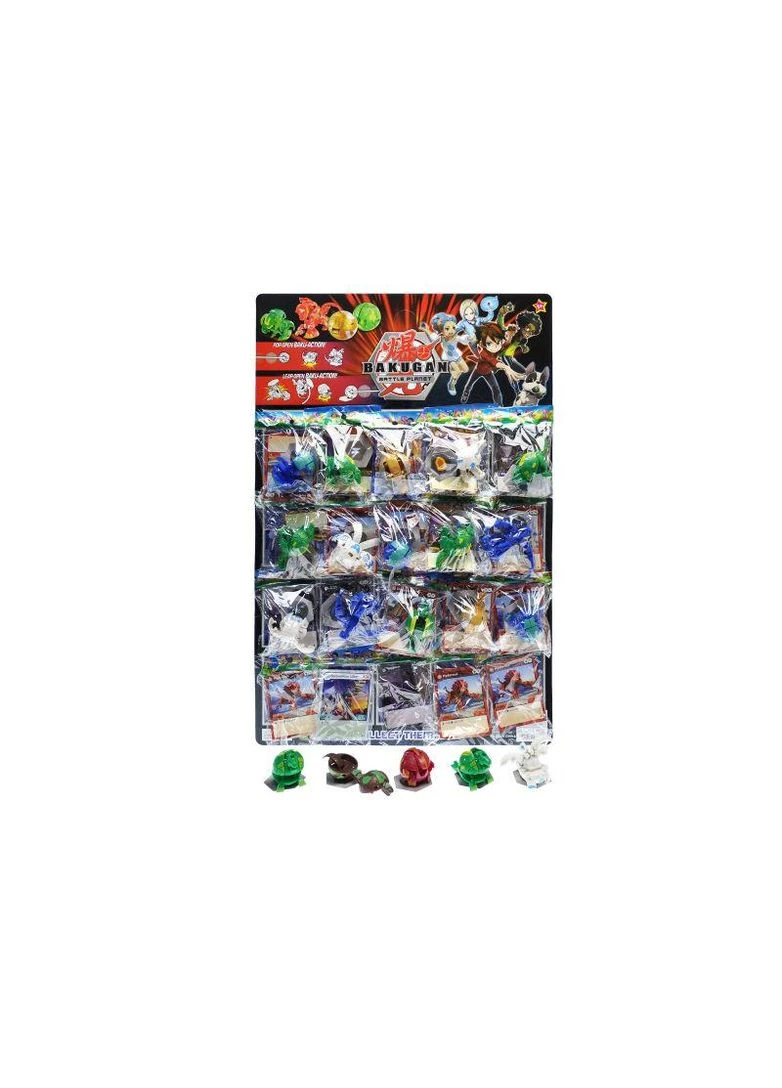 Набор игровых фигурок Бакуган Bakugan на планшете 20 штук 35318 YG Toys (389899872)