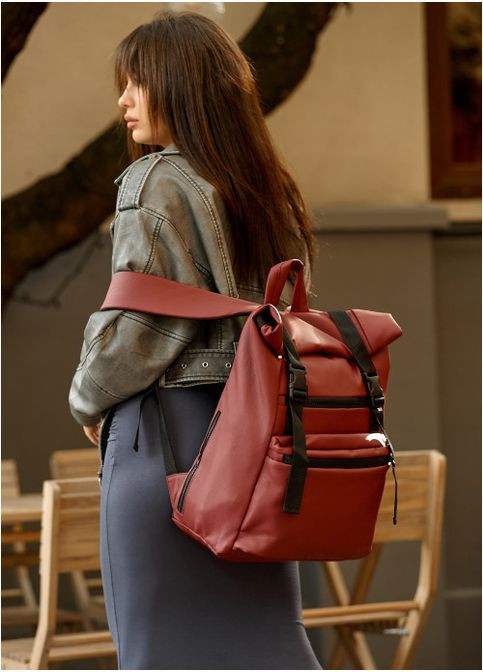 Рюкзак ролл унисекс RollTop LTT бордо Sambag (302519330)