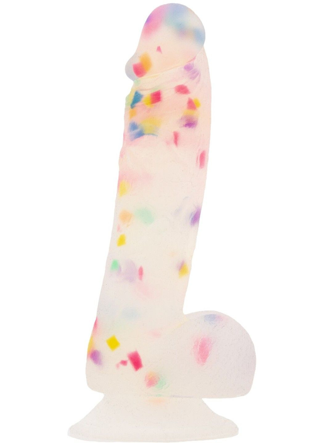 Фаллоимитатор из конфетти PARTY MARTY 7.5 FROST & CONFETTI 19 см силикон искусственный член для удовольствия ADDICTION (298349384)