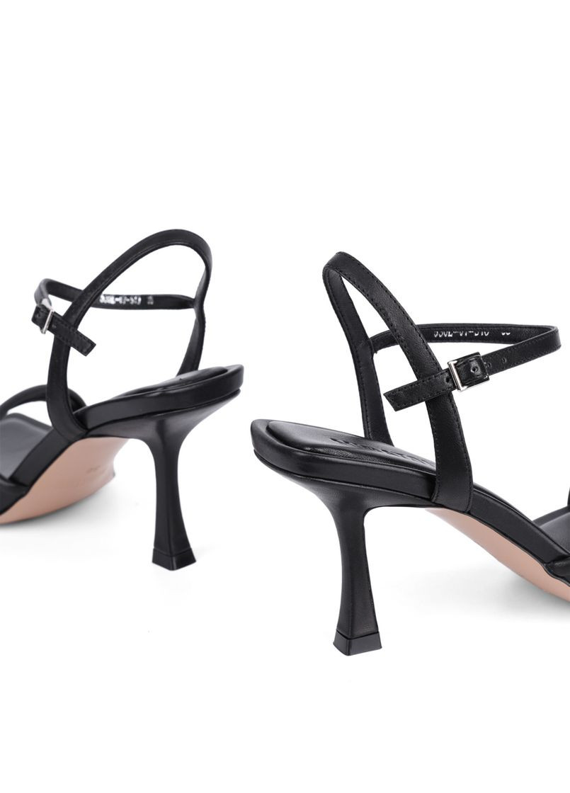 Жіночі Босоніжки 530L-07-S10 SS25 Чорний Шкіра MIRATON (330179808)