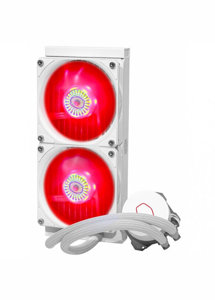 Водяное охлаждение MasterLiquid ML240L V2 RGB White Edition (MLWD24M-A18PC-RW) Cooler Master (314982250)