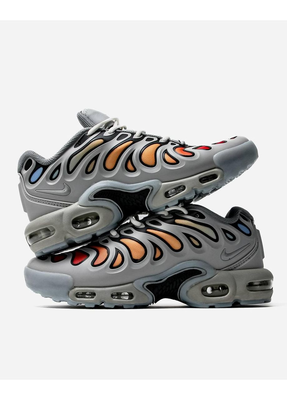 Сірі Осінні кросівки чоловічі nike air max tn plus drift grey multicolor найк аір макс тн плюс No Brand