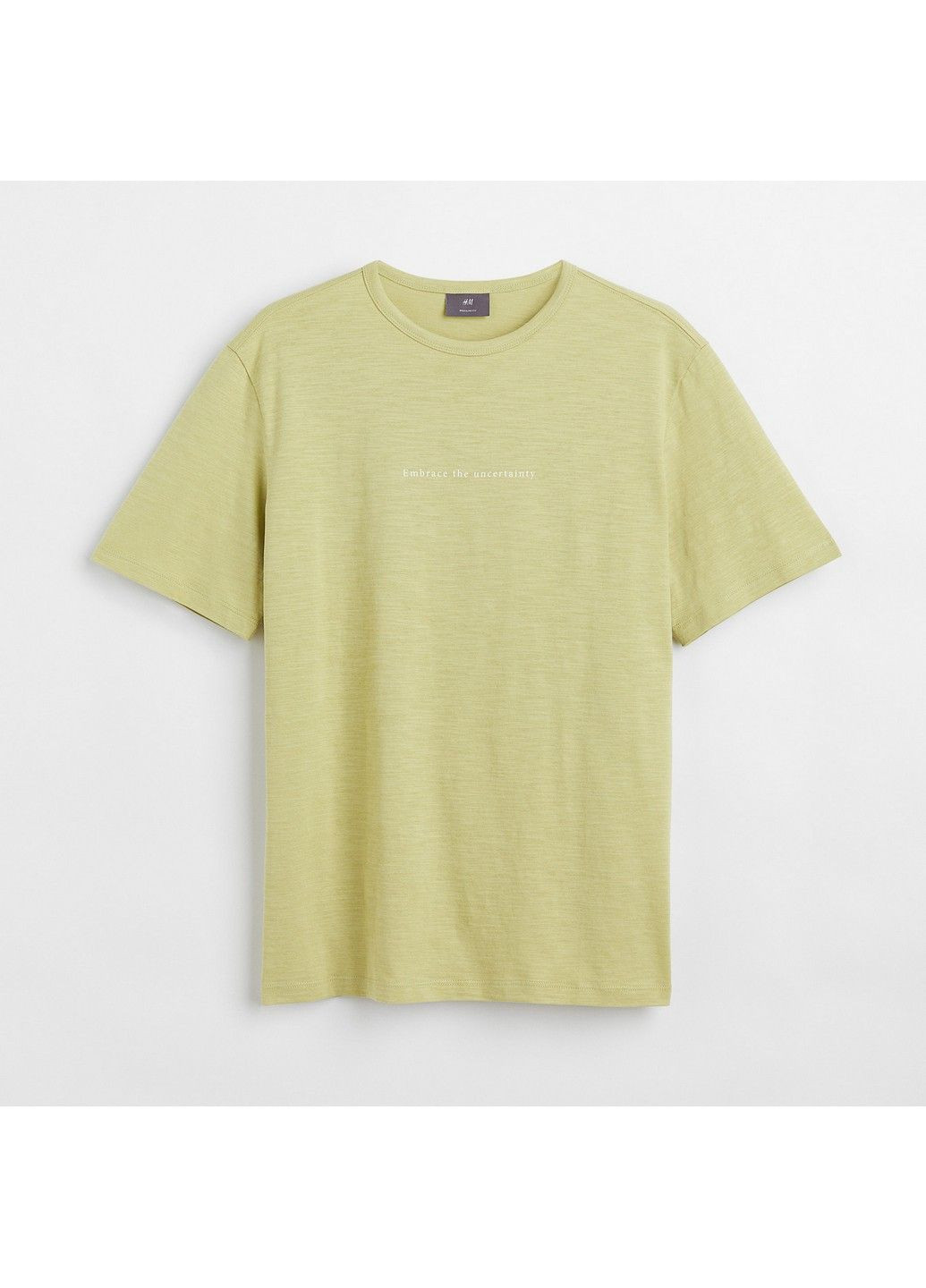 Салатова футболка H&M