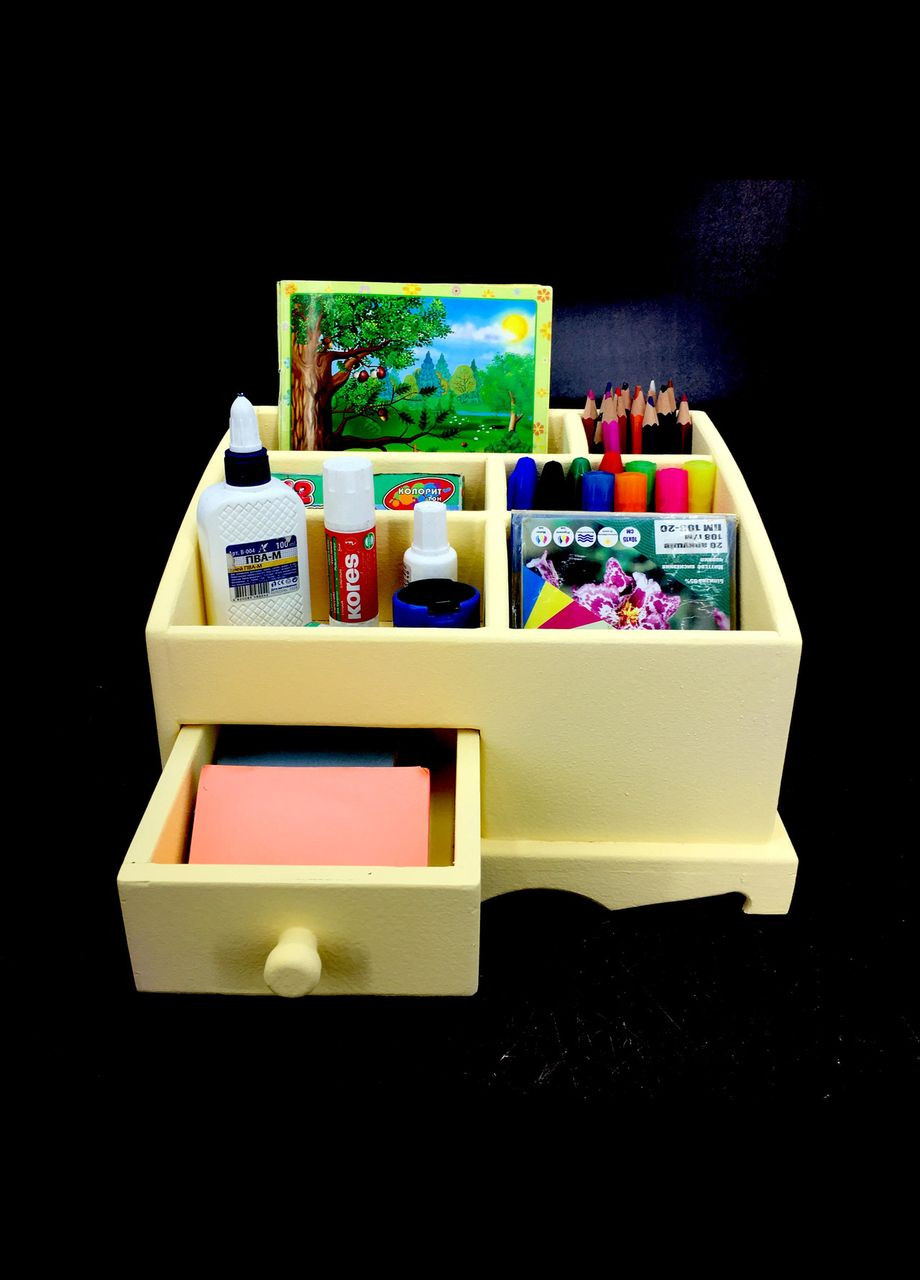 Настольный органайзер из дерева Такседо лимонад (КНЦ-006851) No Brand (328228018)