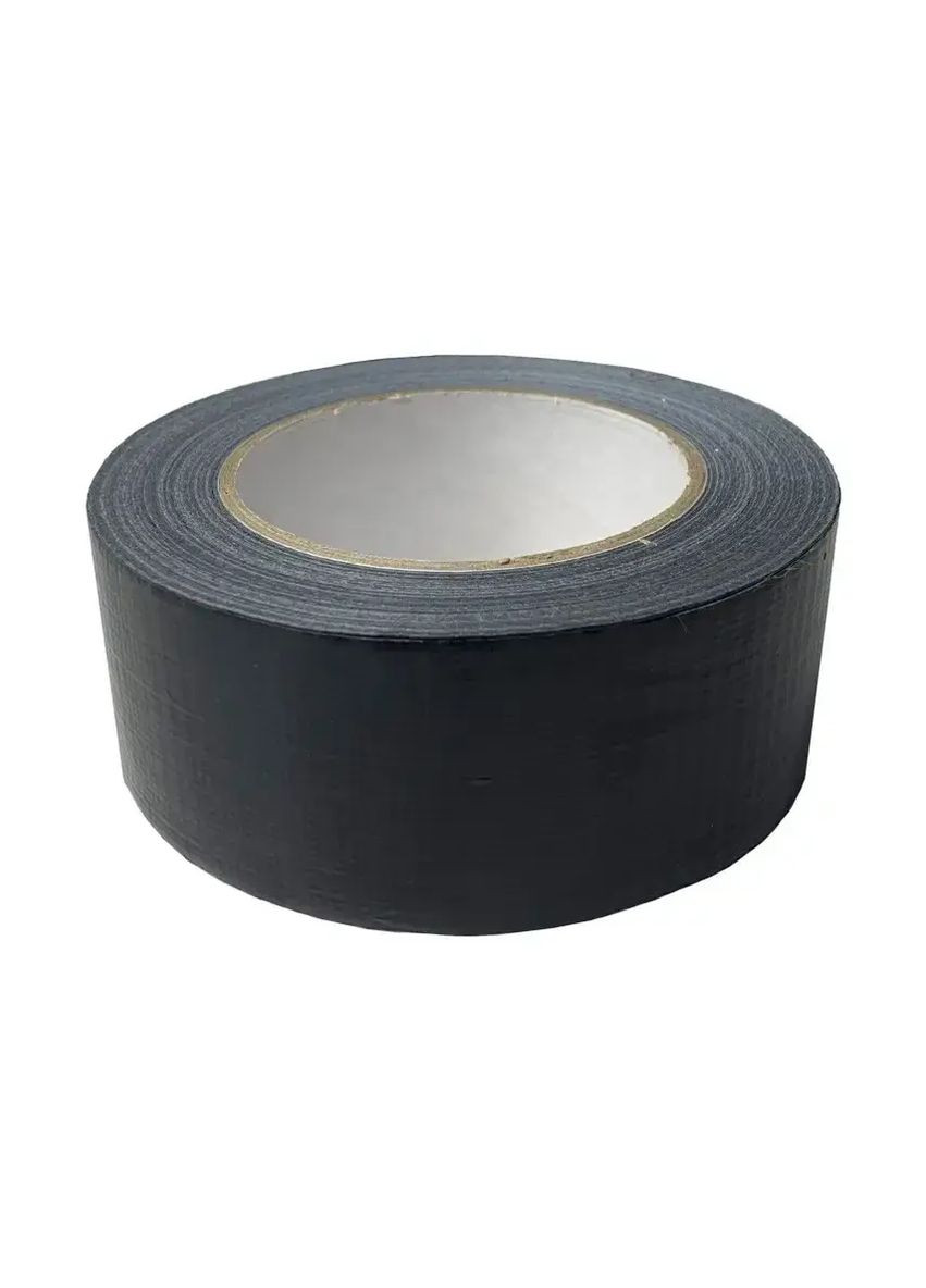 Скотч армований чорний сантехнічний 50х10м, 180 мкм, упаковка 21 шт No Brand (316091659)