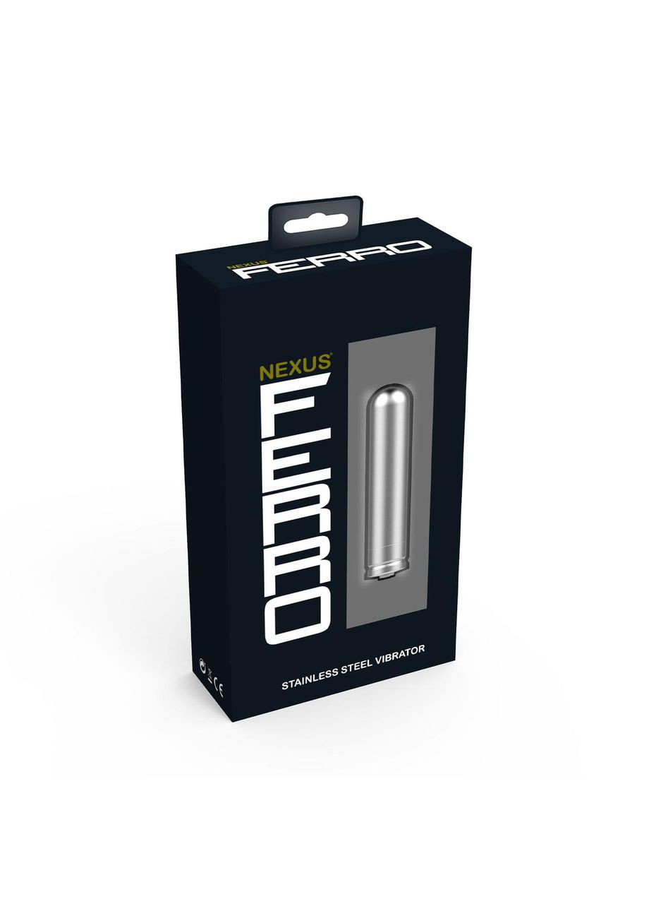 Металлическая матовая вибропуля 2в1 Nexus Ferro No Brand (366878138)