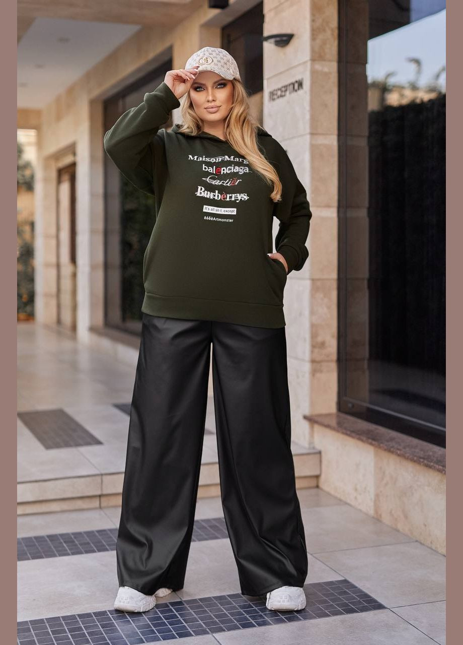 Жіноче тепле худі колір джинс New Trend (304987386)