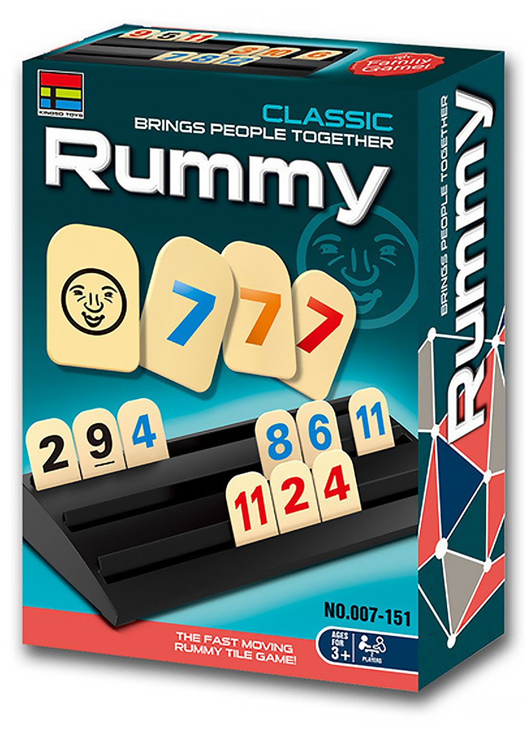 Настільна гра Руммікуб Міні / Rummikub Small version / Rummi Game (327367218)