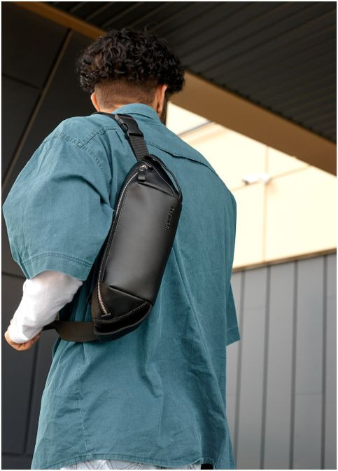 Сумка на пояс бананка Holster MSH черная с перфорацией (R-87113001m-VS) Sambag (302450125)