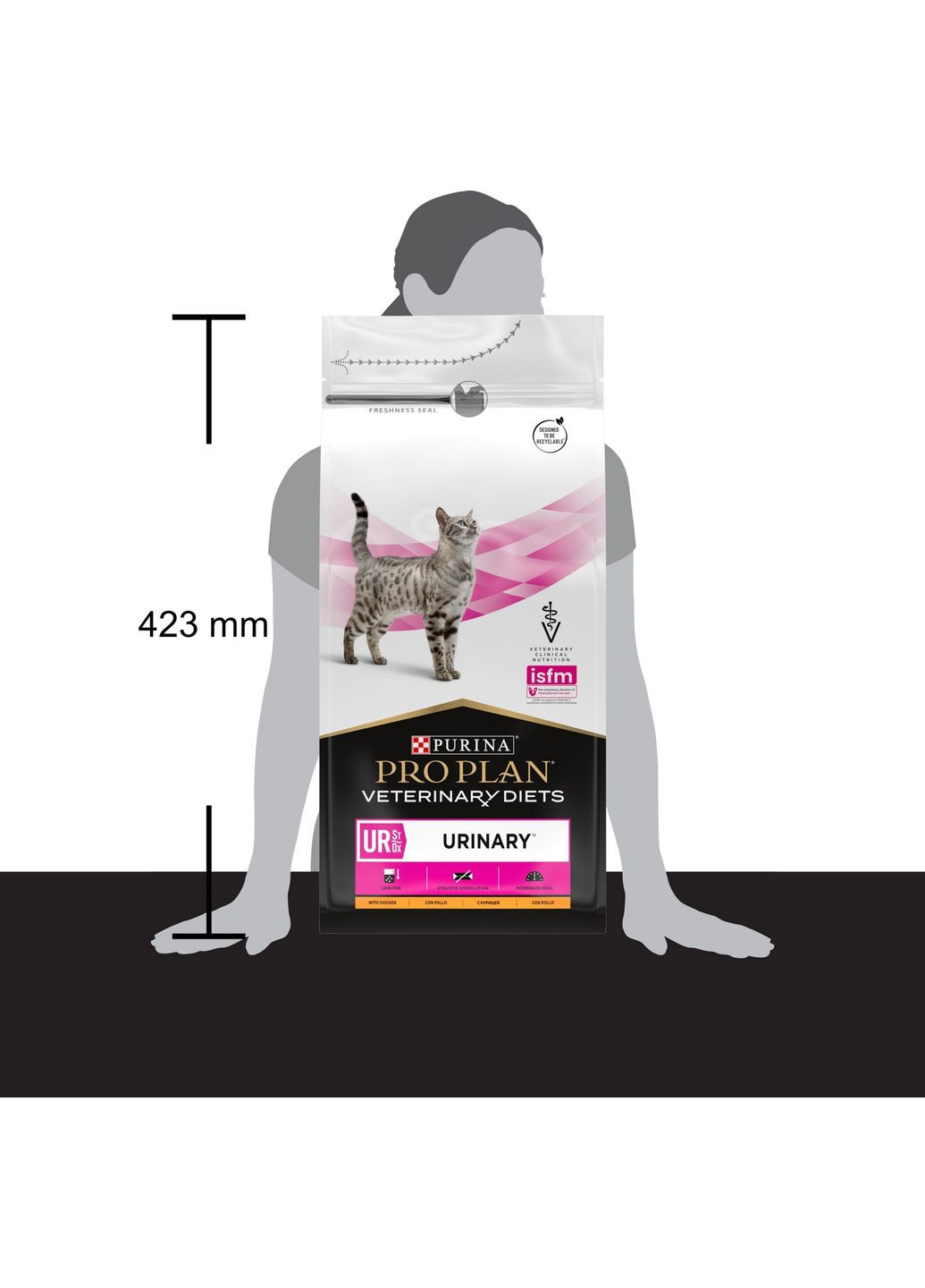 Ветеринарная диета для кошек Veterinary Diets UR Urinary сухой корм при болезнях мочекаменной системы 1,5 кг (7613035160552) Purina (354701504)