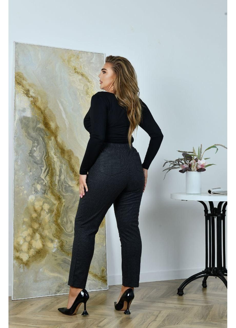 Женские теплые брюки на резинке, трикотаж "Алекс" 1709 Большая, 50-52 Sofia (360787710)