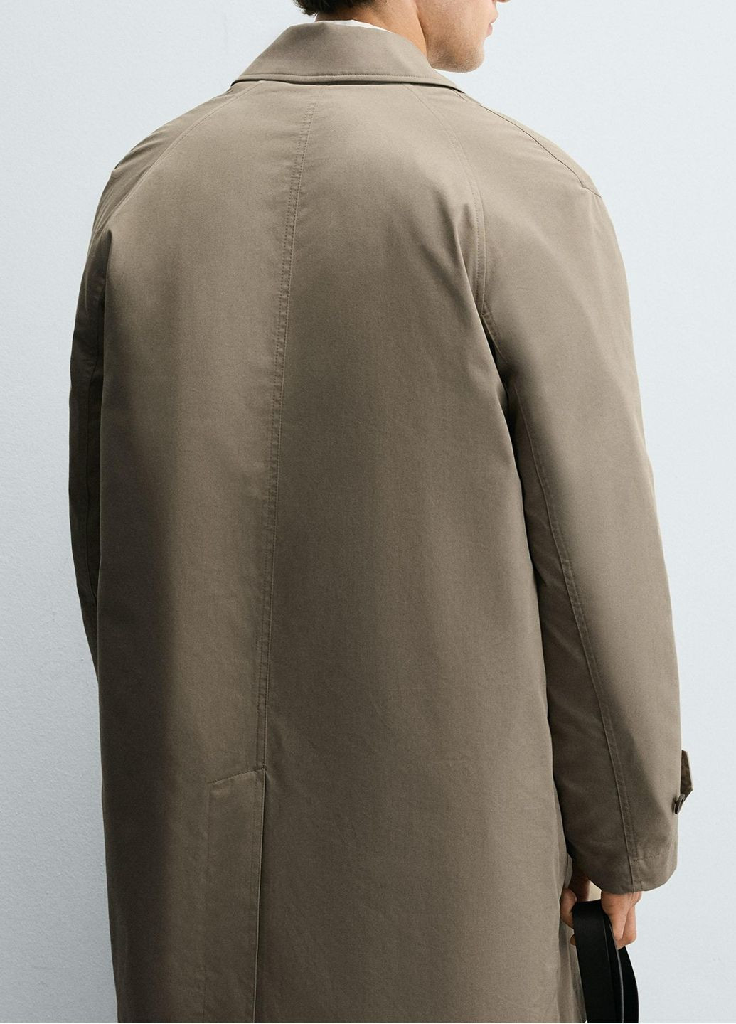 Бежеве демісезонне Пальто Zara