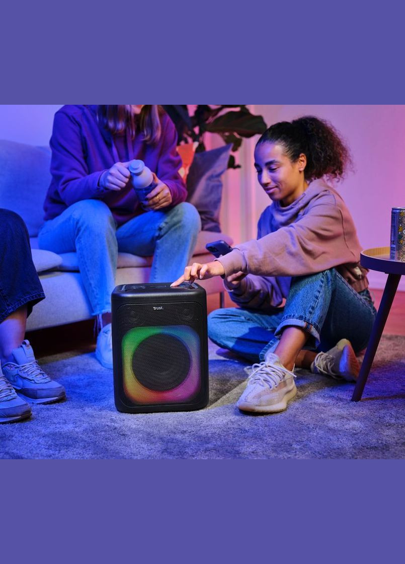 Портативна акустична система Azura 50Вт, 1.0, ВТ 5.2, TWS, MP3, IPX4, RGB, Trust (333824374)