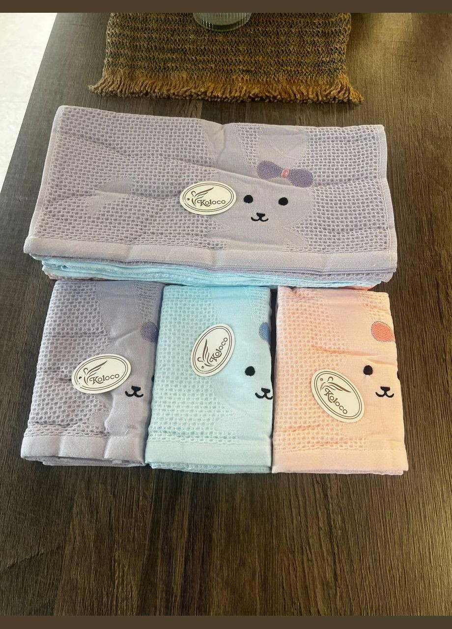 Набір рушників кухонних лляні 35х75 см 12 штук (П4К4-AL-kuhnya-001) No Brand однотонний комбінований