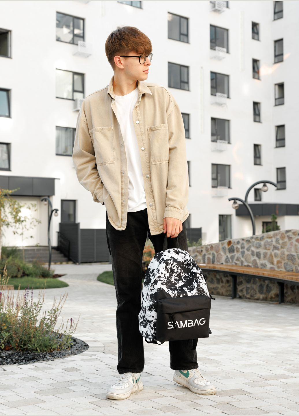 Мужской рюкзак Active с принтом Sambag (323437024)