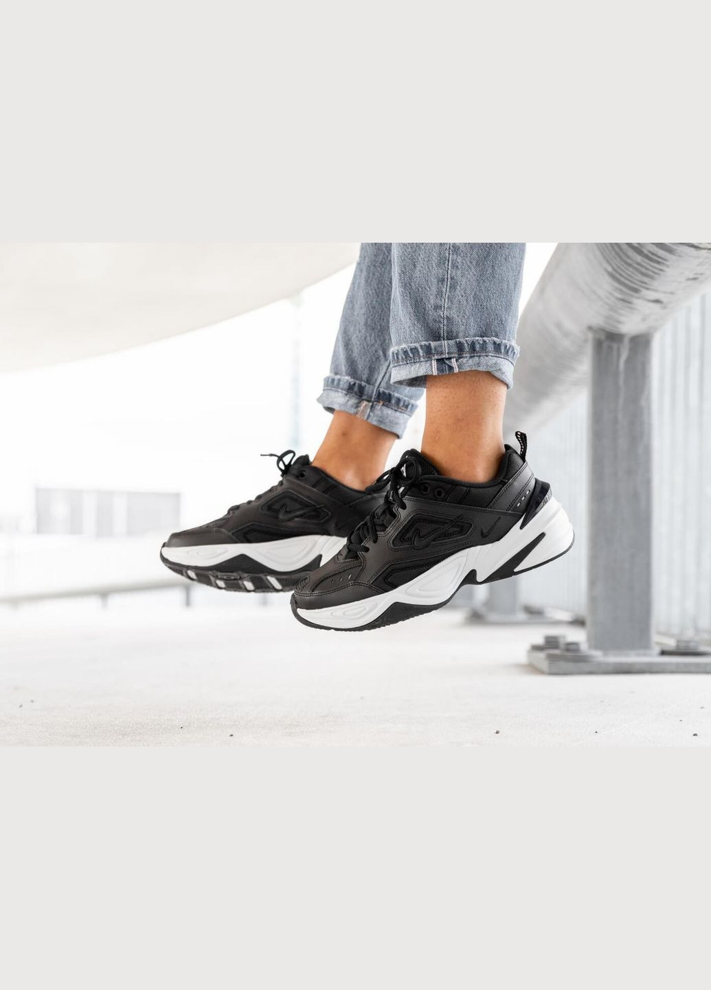 Черные кроссовки m2k tekno black ao3108-005 45 Nike