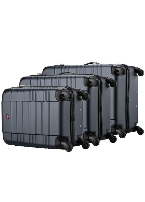 Набор чемоданов Amplar 3 в 1 (SML) пластик 4 колеса (653150) Wenger (322207373)