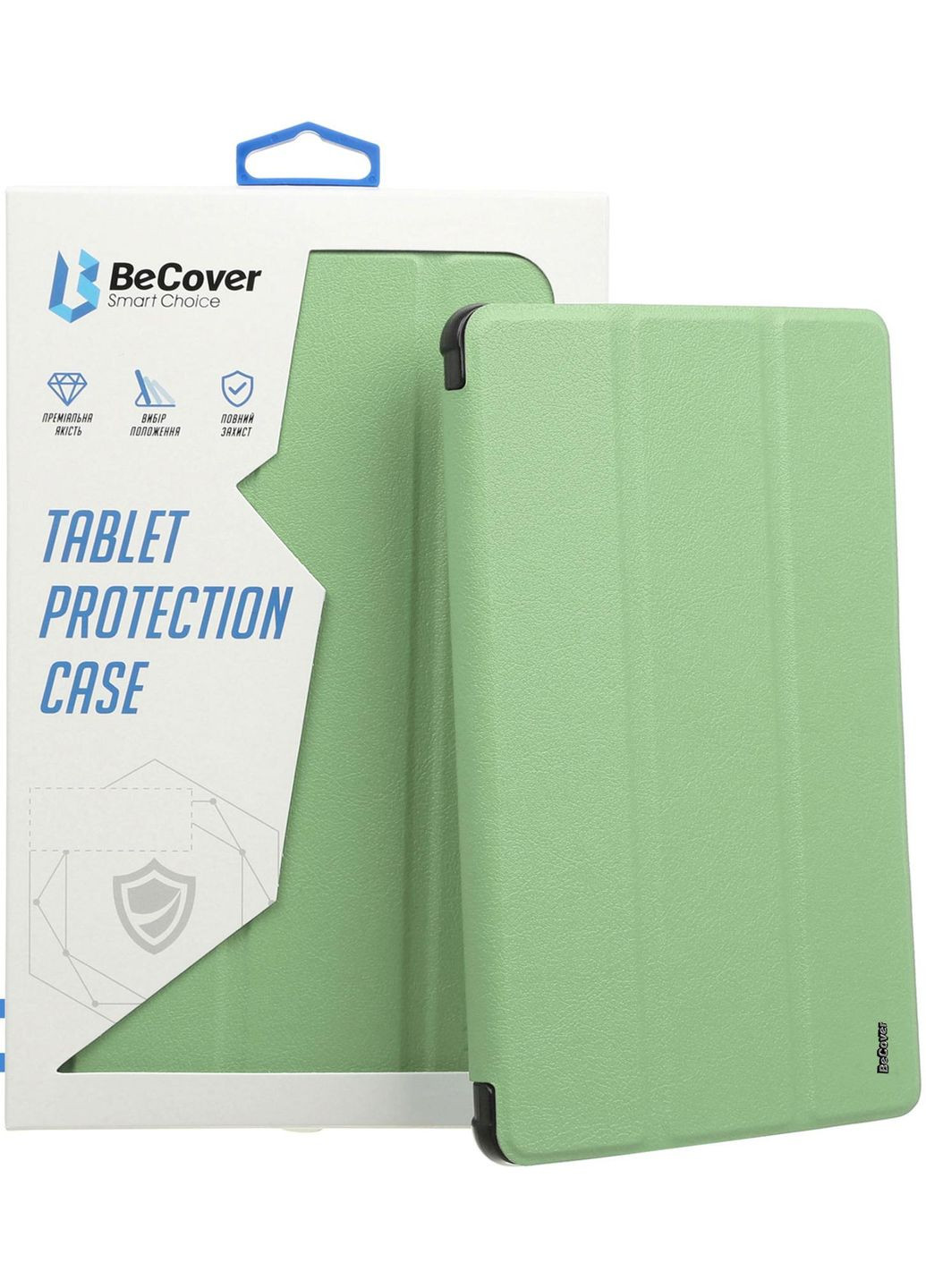 Чехол-книга Magnetic 360 Rotating с креплением Apple Pencil для Apple iPad 10.9" 2022 Green BeCover (360417247)