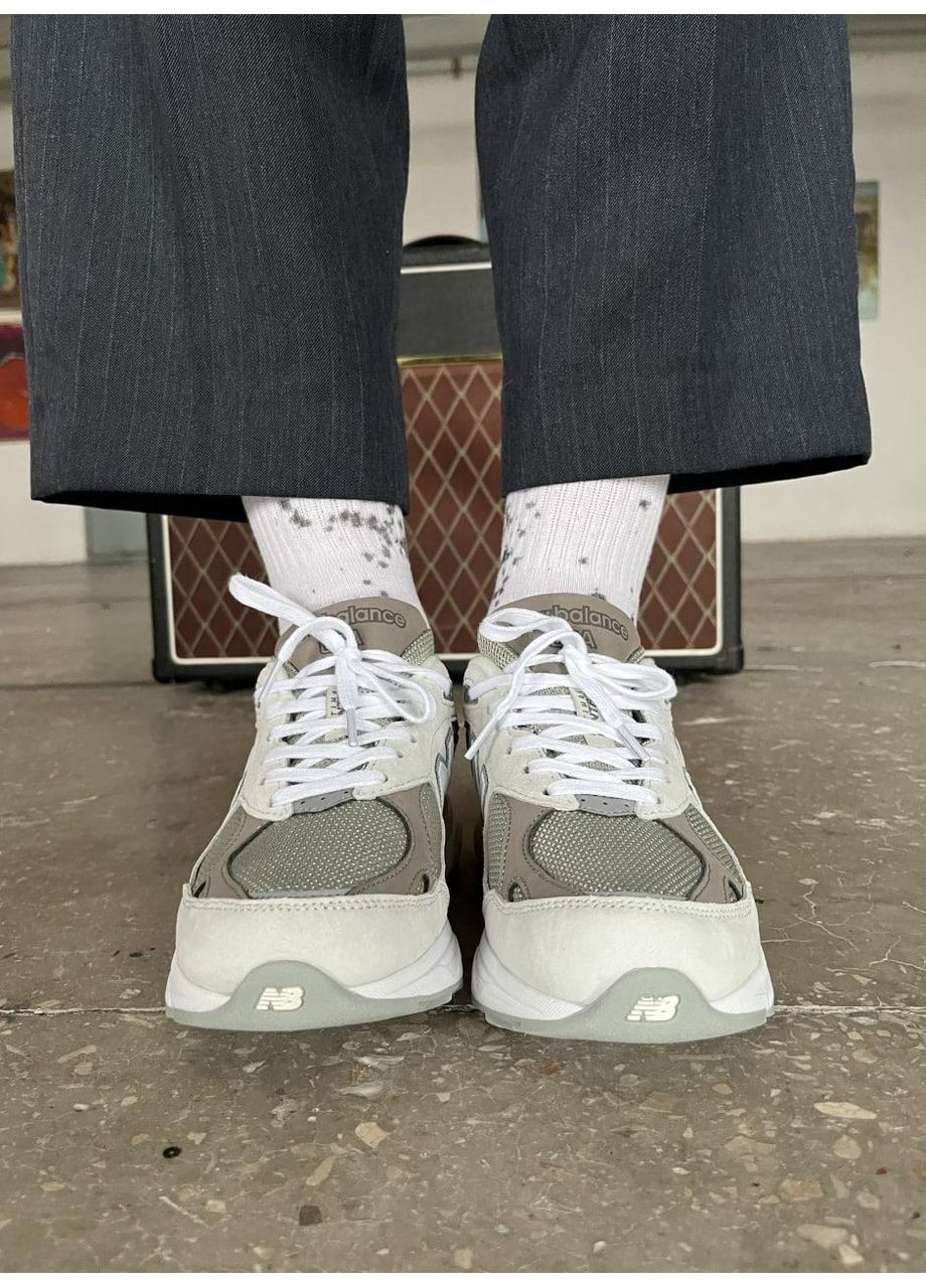Сірі Осінні кросівки чоловічі new balance 990 brown grey нью беланс 990 No Brand