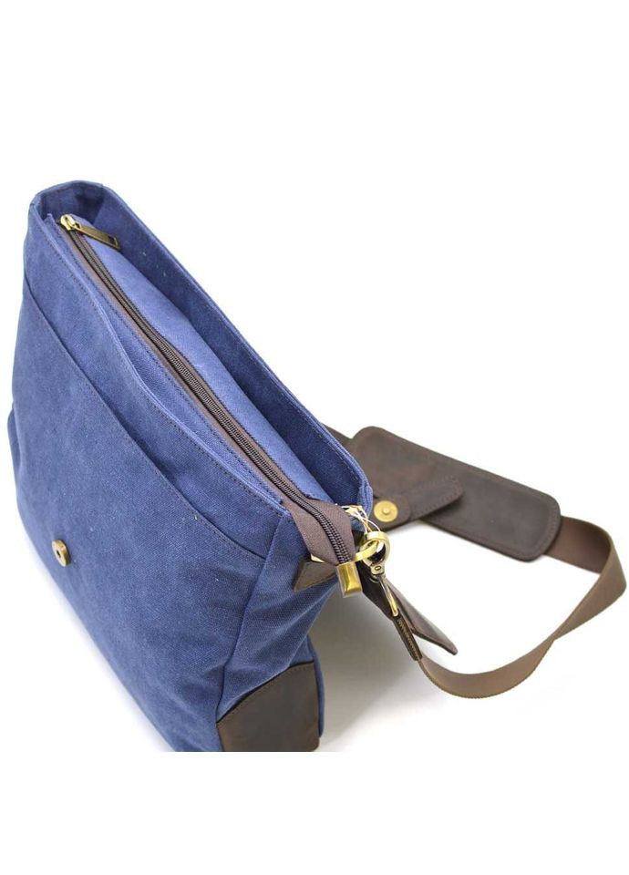 Сумка через плече з парусини navy та кінської шкіри RKc-6600-4lx TARWA (352690969)