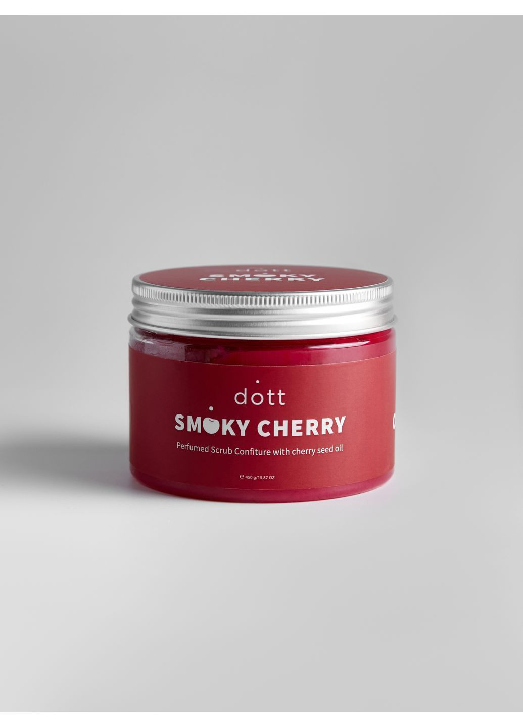 Парфюмированный скраб-конфитюр Smoky Cherry с маслом вишневых косточек 450 г (666) dott (362975795)