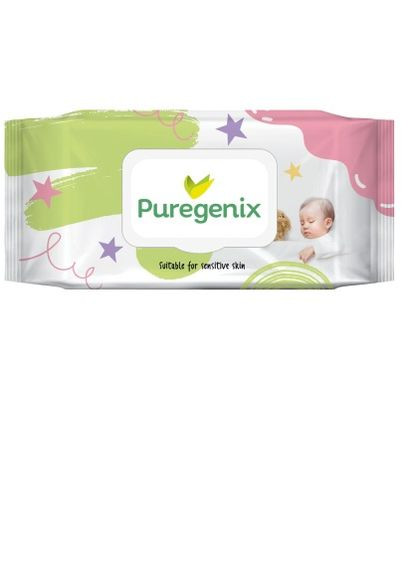 Влажные салфетки для детей, 72 шт Puregenix (285720206)