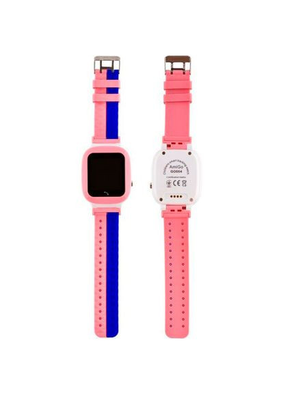 Смарт-годинник для дітей GO004 Splashproof Camera+LED Pink Amigo (307024833)