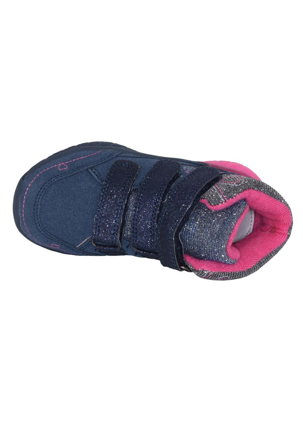 Цветные ботинки осенние 9067 для девочек сине-розовые. размер 25 CSCK.S