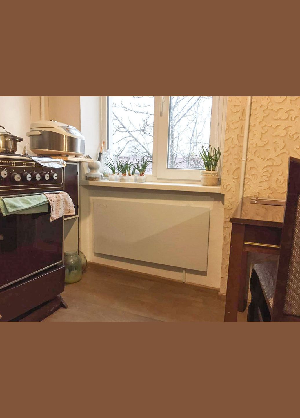 Металлокерамическая Инфракрасная панель UDEN 1000 Универсал Белая 1200х594х14(35) мм + Встроенный UDEN-S (307824670)