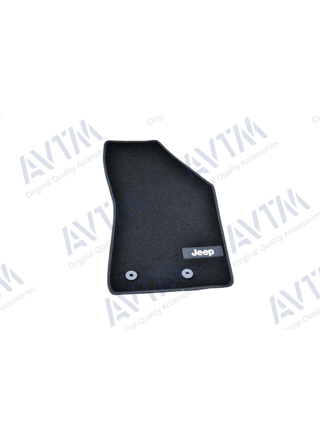 Ворсові килимки в салон для Jeep Renegade (2014-)/Джип Ренегат /Чорні 4шт BLCCR2002 Beltex (360617271)