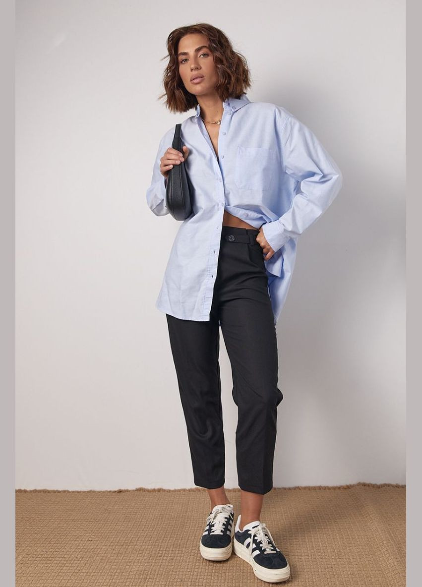 Женские брюки с патами на поясе L7523 Lurex Брюки (305663258)