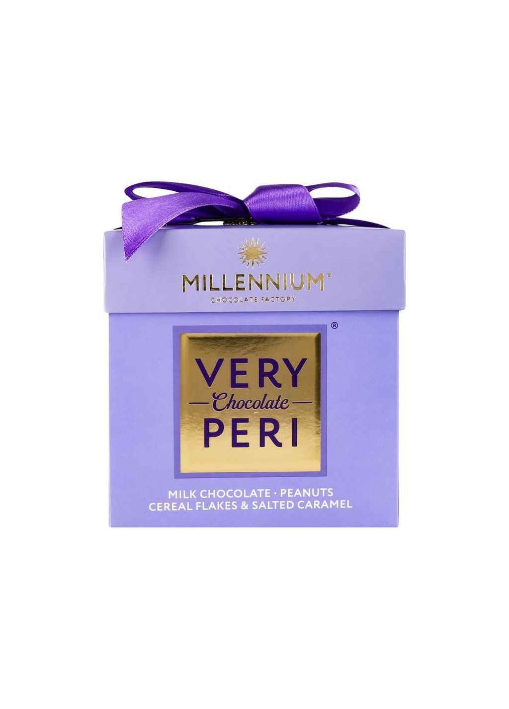 Цукерки шоколадні 140г Very Peri мол. з арах.,родз.,зл.пласт.,сол.кар. Millennium (357216720)