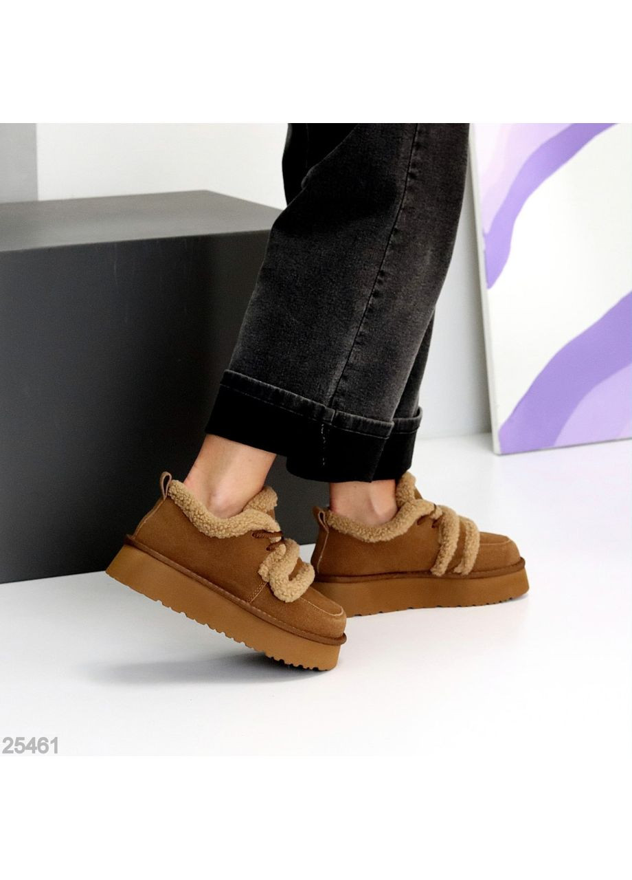 Замшевые Угги на липучках Helen (361851127)