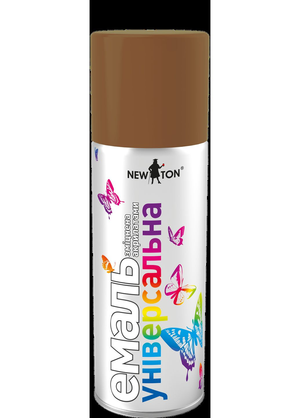 Емаль аерозольна універсальна RAL 8027 МАТОВА 400 мл New Ton (360880493)