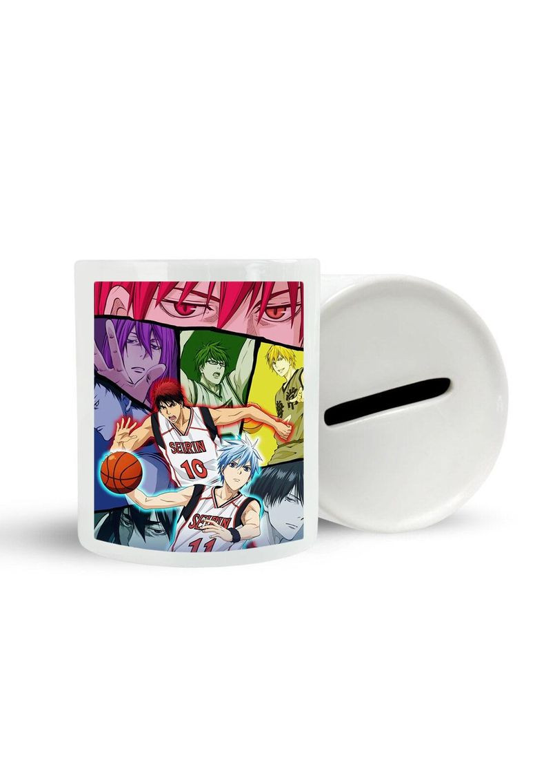 Скарбничка, копілка для грошей Аніме Баскетбол Короко #0005 біла керамічна No Brand (315045601)