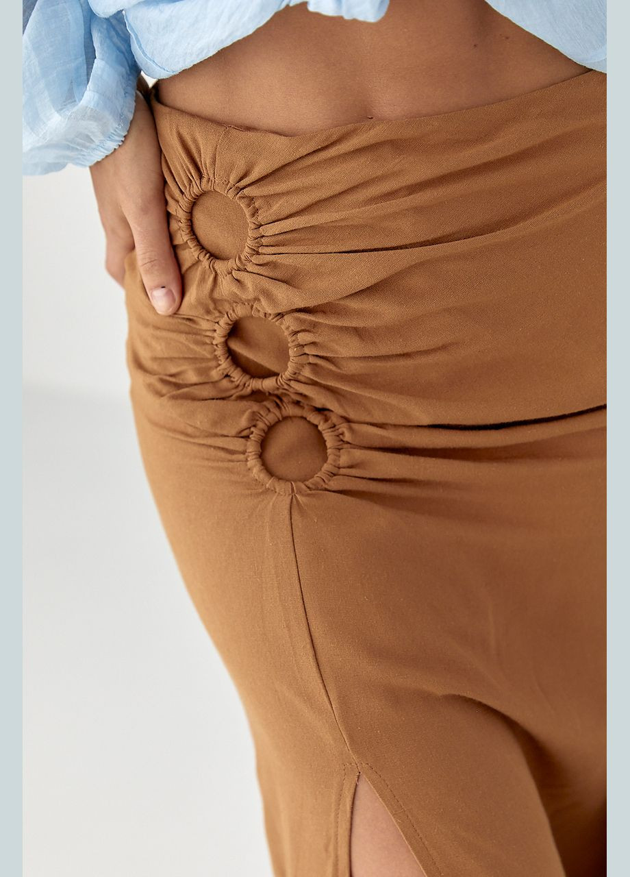 Приталена спідниця з декоративними елементами Lurex (336678823)